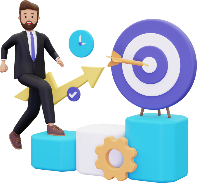 3d Business acchicement analytics